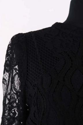 Robe Maje Noir en Synthétique