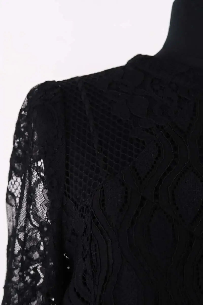Robe Maje Noir en Synthétique