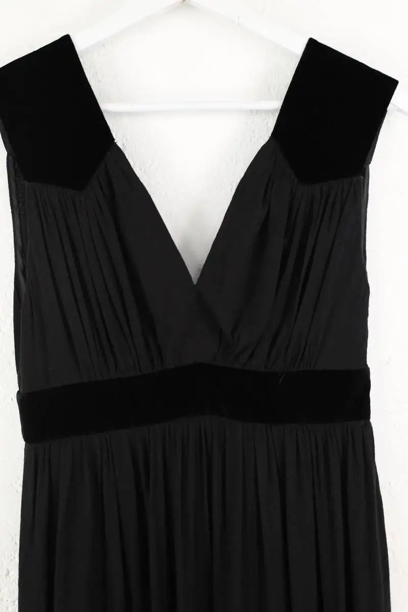 Robe Maje Noir en Synthétique