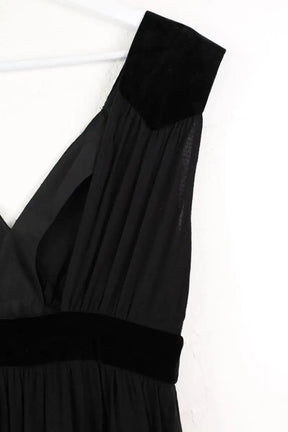 Robe Maje Noir en Synthétique