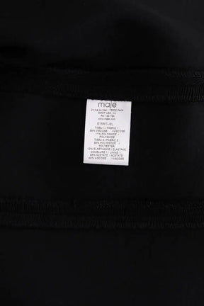 Robe Maje Noir en Synthétique