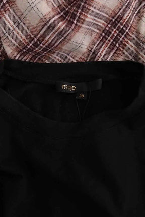 Robe Maje Noir en Synthétique