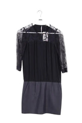 Robe Maje Noir en Synthétique, taille S - Seconde Main
