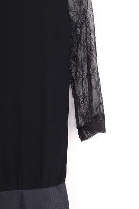 Robe Maje Noir en Synthétique