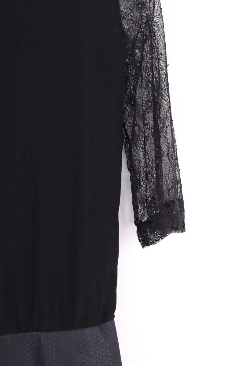 Robe Maje Noir en Synthétique