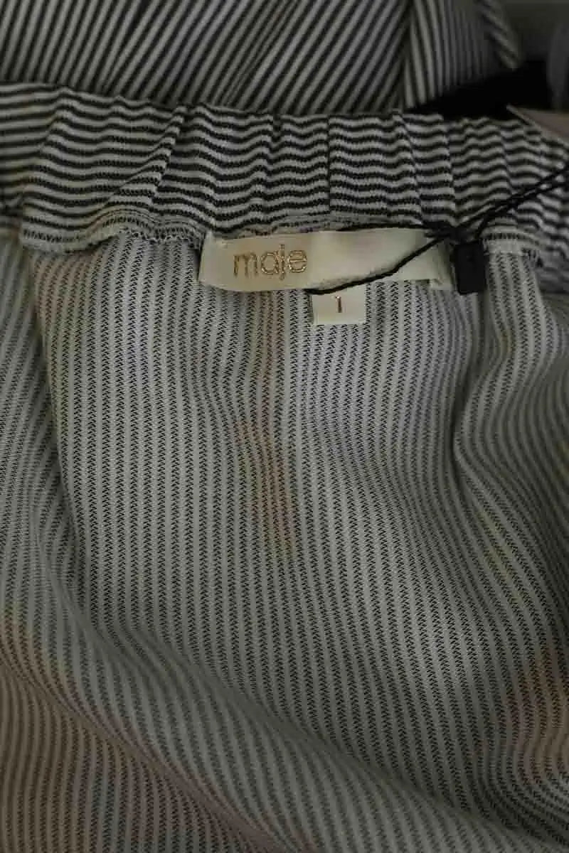 Robe Maje Noir en Synthétique