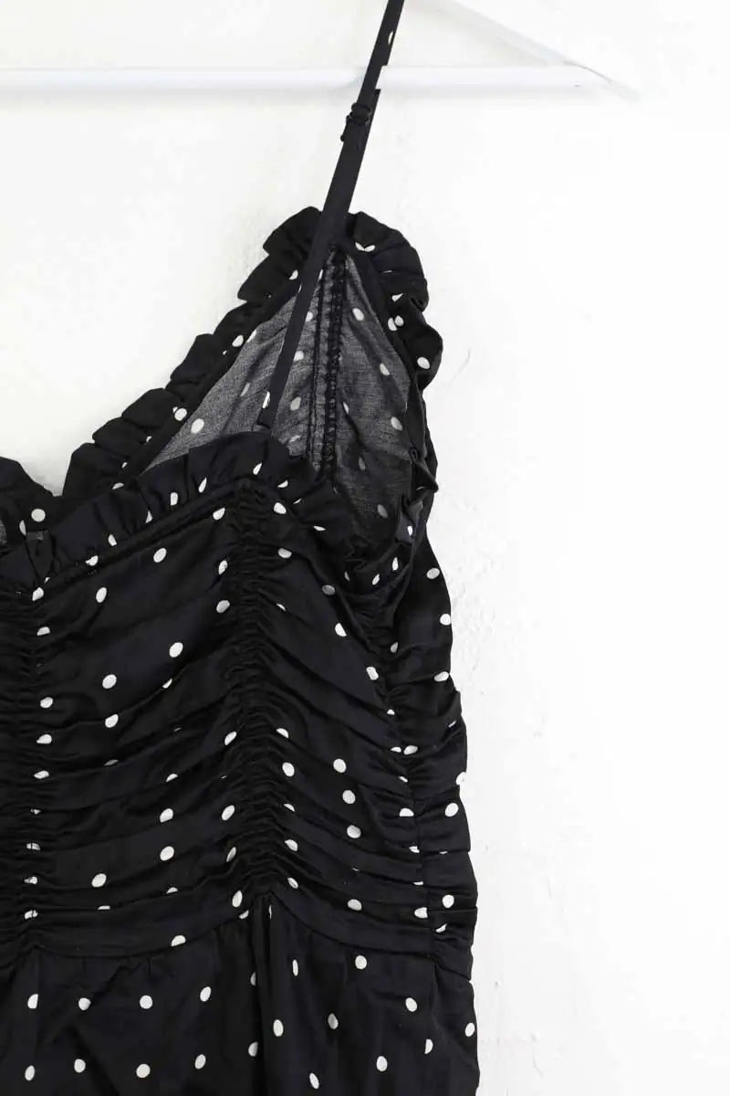 Robe Maje Noir en Synthétique