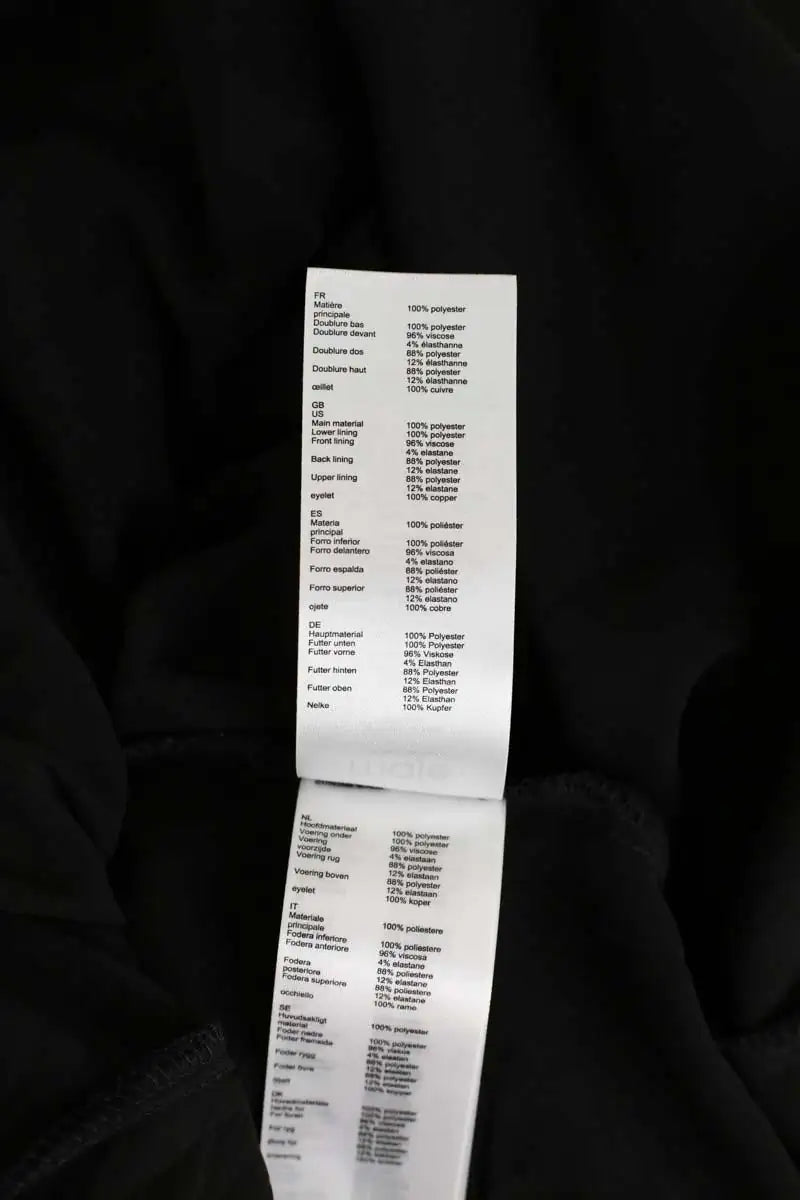Robe Maje Noir en Synthétique