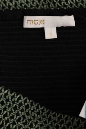 Robe Maje Noir en Synthétique