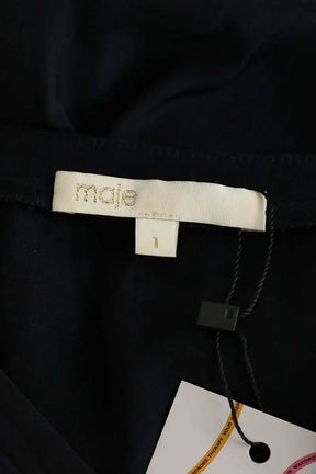 Robe Maje Noir en Synthétique