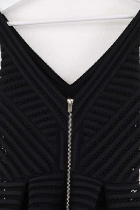 Robe Maje Noir en Synthétique