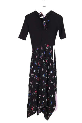 Robe Maje Noir en Synthétique