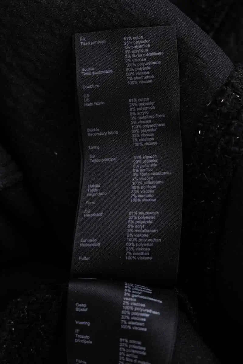 Robe Maje Noir en Synthétique