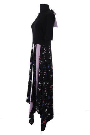 Robe Maje Noir en Viscose