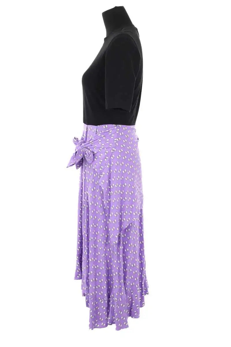 Robe Maje Noir en Viscose