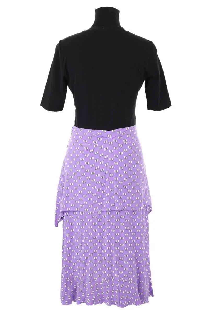 Robe Maje Noir en Viscose