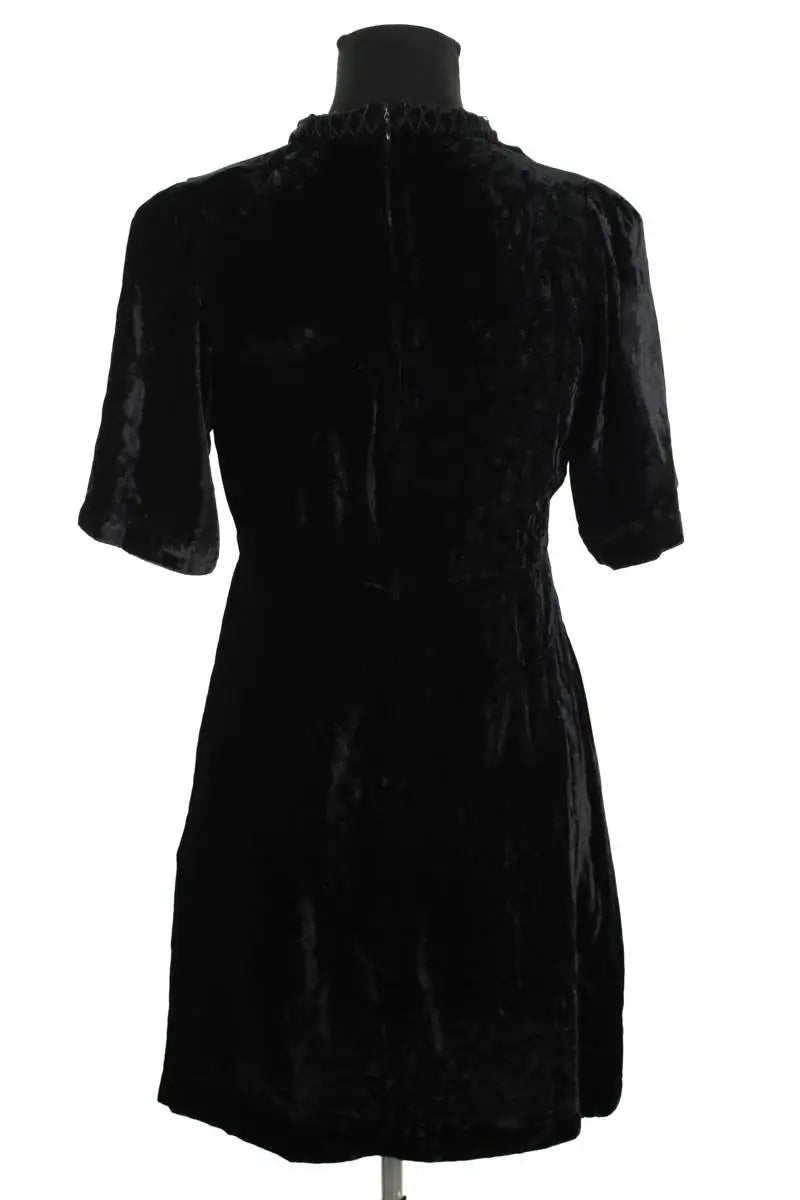 Robe Maje Noir en Viscose