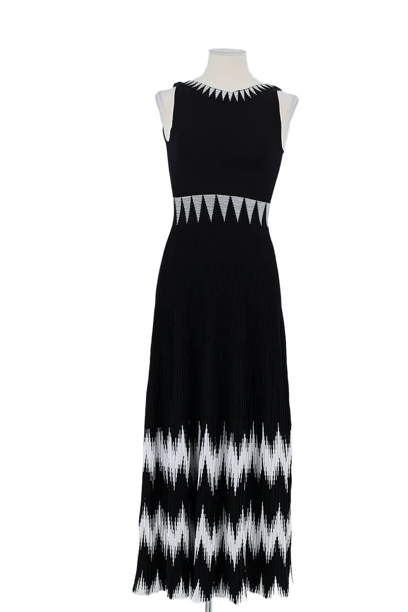 Robe Maje Noir en Viscose, taille M - Seconde Main