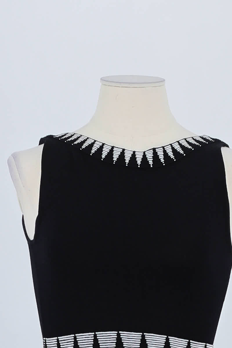 Robe Maje Noir en Viscose