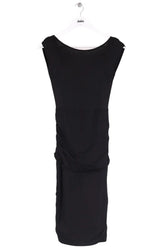 Robe Maje Noir en Viscose, taille M - Seconde Main