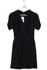 Robe Maje Noir en Viscose, taille S - Seconde Main