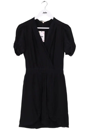 Robe Maje Noir en Viscose, taille S - Seconde Main