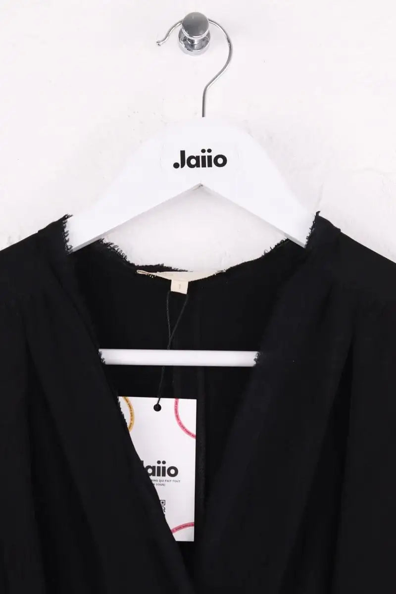 Robe Maje Noir en Viscose