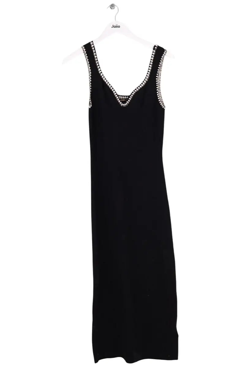 Robe Maje Noir en Viscose, taille S - Seconde Main