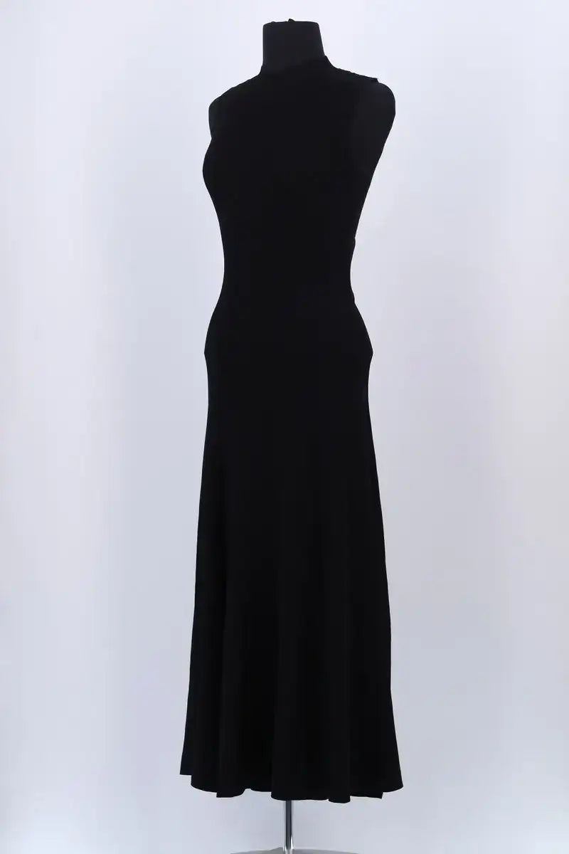 Robe Maje Noir en Viscose