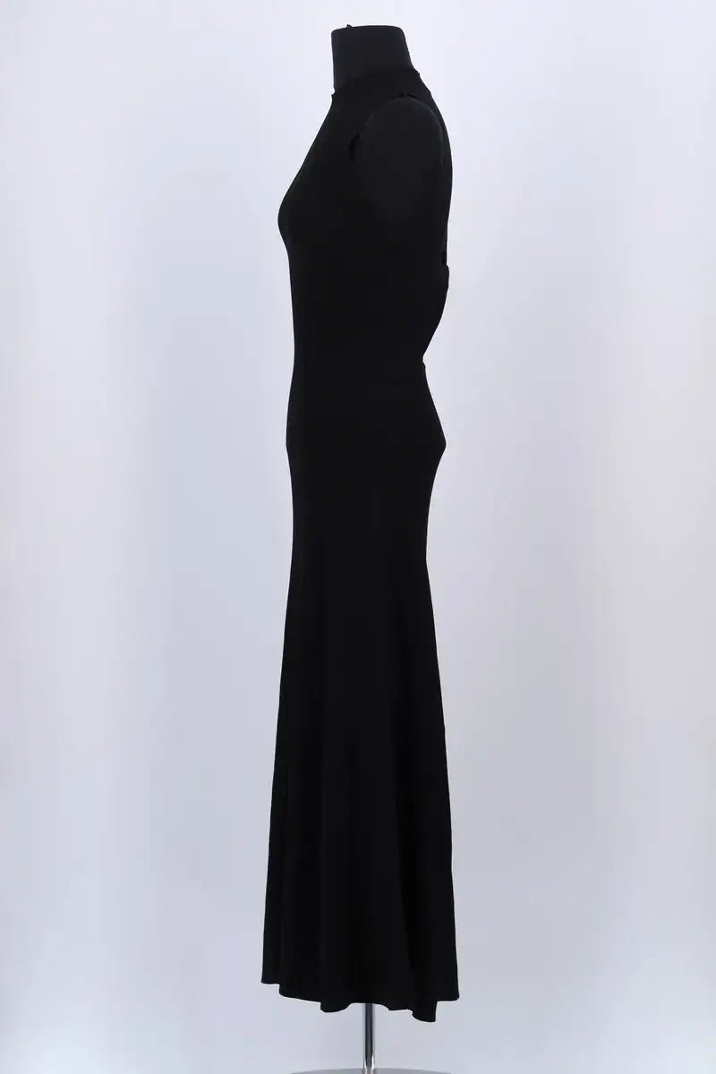 Robe Maje Noir en Viscose