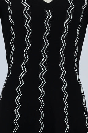 Robe Maje Noir en Viscose