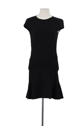 Robe Maje Noir en Viscose, taille S - Seconde Main