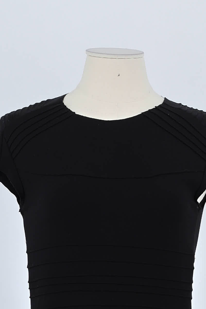 Robe Maje Noir en Viscose
