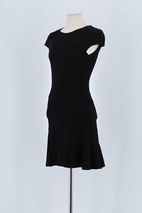 Robe Maje Noir en Viscose