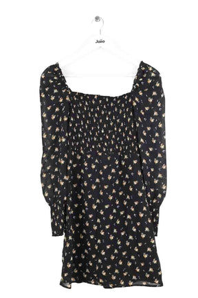 Robe Maje Noir en Viscose, taille S - Seconde Main