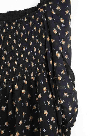 Robe Maje Noir en Viscose