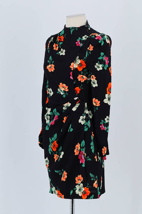 Robe Maje Noir en Viscose