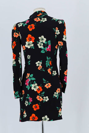 Robe Maje Noir en Viscose