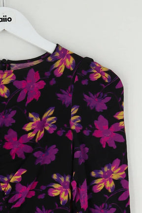 Robe Maje Noir en Viscose