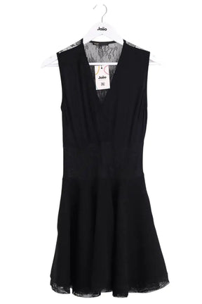 Robe Maje Noir en Viscose, taille S - Seconde Main