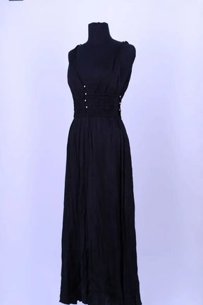 Robe Maje Noir en Viscose
