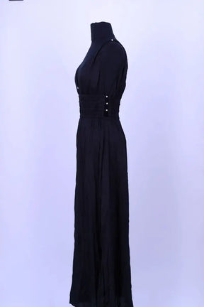 Robe Maje Noir en Viscose