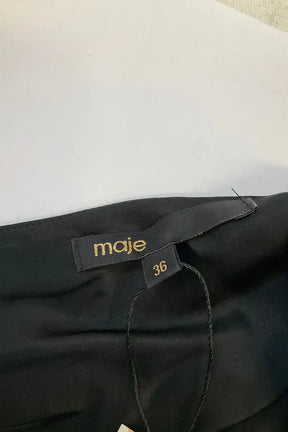 Robe Maje Noir en Viscose