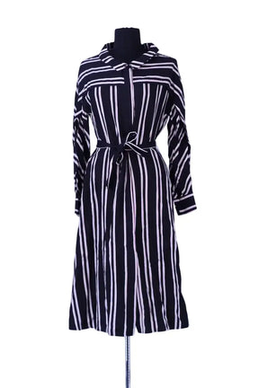 Robe Maje Noir en Viscose, taille S - Seconde Main