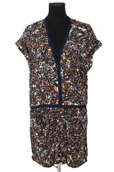 Robe Maje Orange en Polyester, taille L - Seconde Main