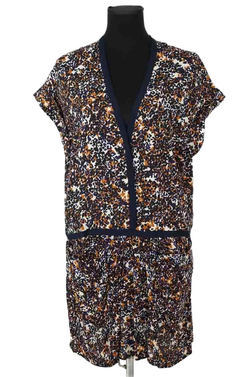 Robe Maje Orange en Polyester, taille L - Seconde Main