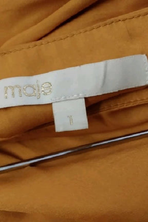 Robe Maje Orange en Polyester