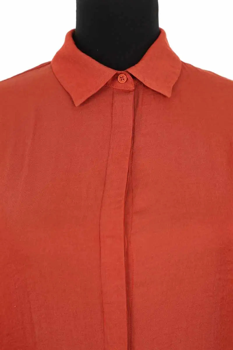 Robe Maje Orange en Polyester