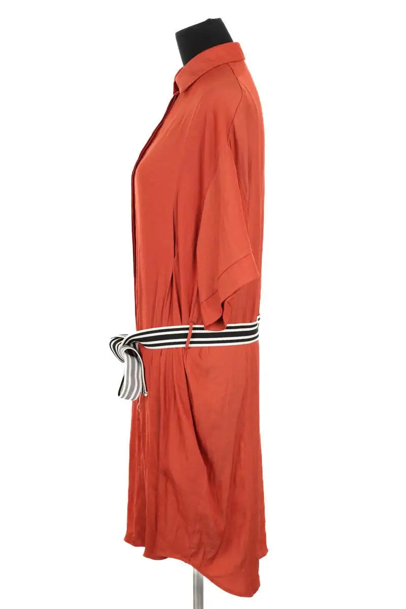 Robe Maje Orange en Polyester