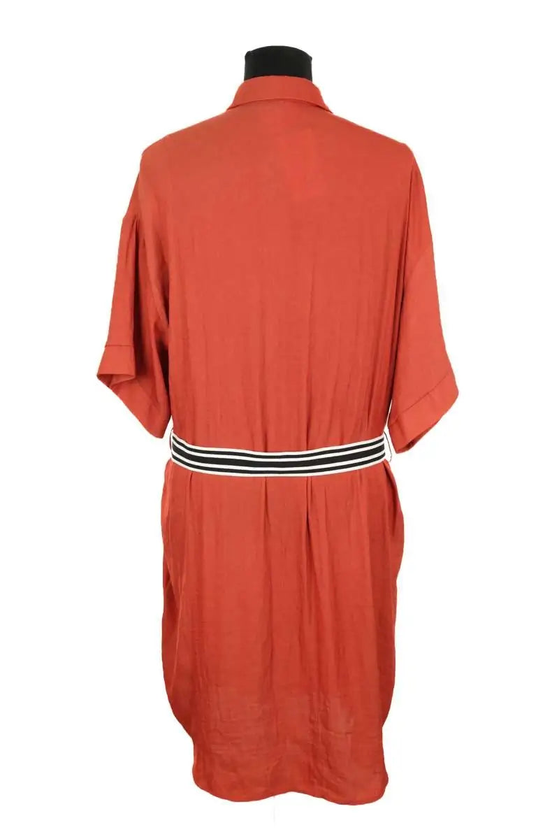 Robe Maje Orange en Polyester